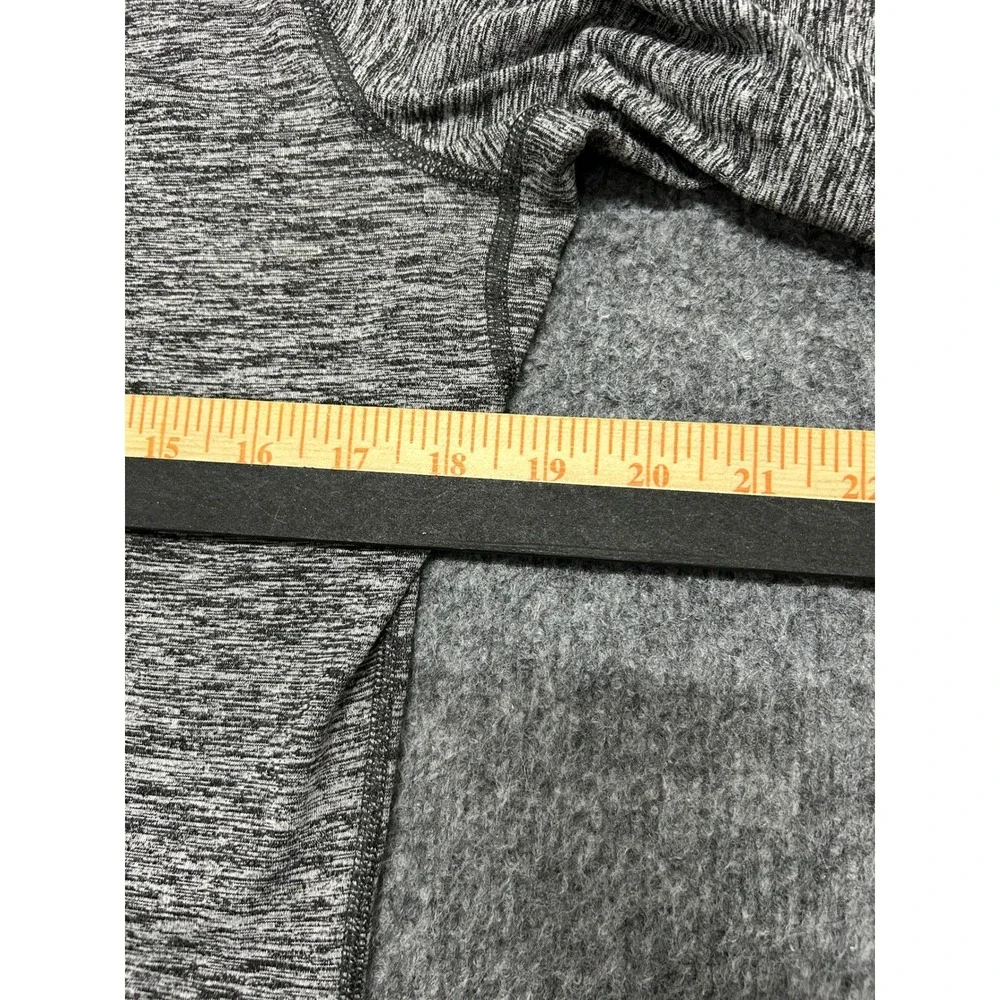 Nike Pullover Womens Size L Gray Iowa Hawkeyes Dri-Fit Quarter Zip Space Dye Top